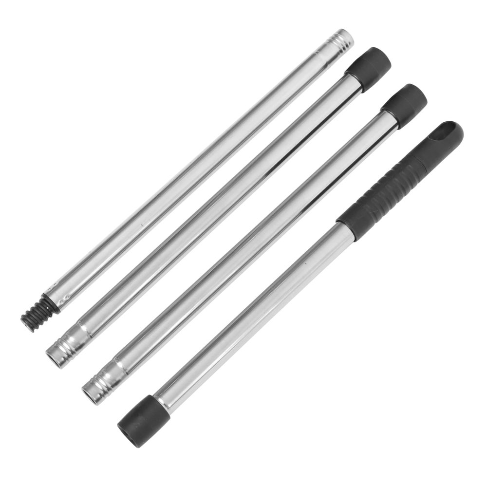 MOBUTOFU Stainless Steel Section Mop Pole Handle for Easy Floor Cleaning Compatible Mop Heads Ergonomic Design for Comfort and Convenience