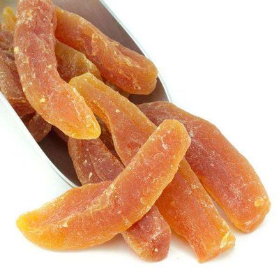 Dried Papaya Spears, Low Sugar, Tropical Fruit, Cane Sugar Sweetened, 11 lb