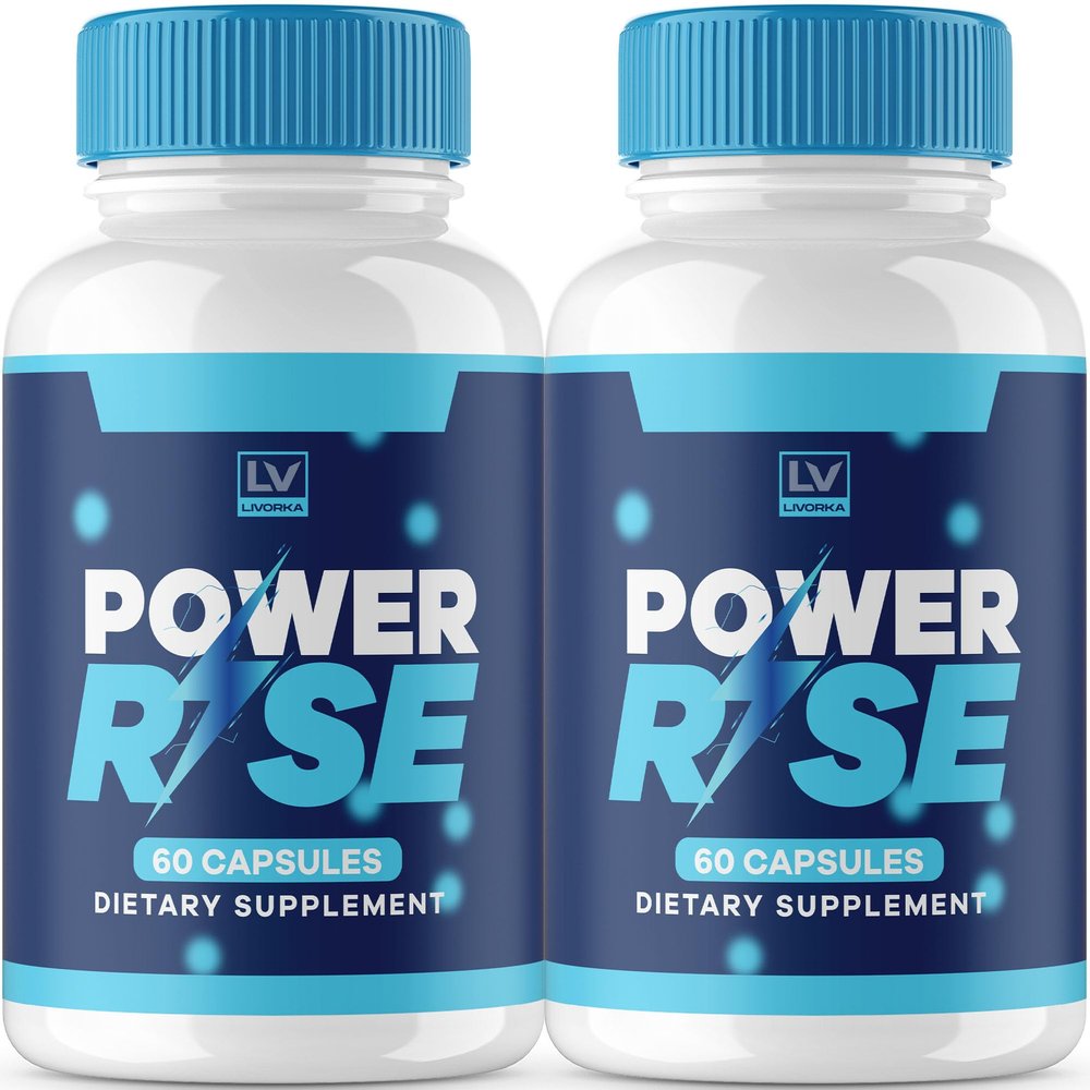 (2 Pack) Power Rise Pills, Power Rise Capsules Advanced Formula, Official Power Rise All Natural Capsulas, Power Rise All-Natural Support Pastillas, Power Rise Pills Reviews, 120 Capsules For 2 Months