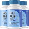 (3 Pack) Free Pain Pro Capsules, Official Free Pain Pro Supplement Capsules Advanced Formula, Free Pain Pro Pills All Natural to Support Overall Wellness, Free Pain Pro Formula Review, 180 Capsules view 1