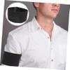 VILLFUL 10pcs Black Arm Elastic Band Funeral Armband Mourning Band for Memorial Service view 3