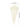 CIYODO 100pcs Wooden Ice Cream Cups Snack Holder Versatile Food Cones for Ice Cream Popcorn Desserts view 2