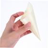 CIYODO 100pcs Wooden Ice Cream Cups Snack Holder Versatile Food Cones for Ice Cream Popcorn Desserts view 4