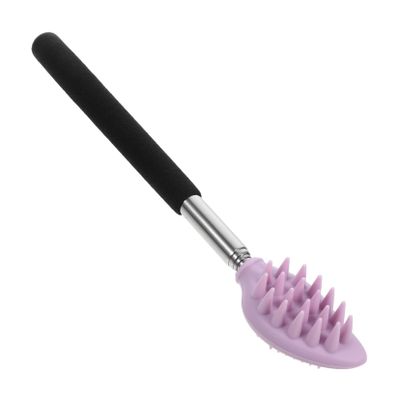 OHPHCALL Handheld Back Scratcher and Massager Tool for Instant Itch Relief Stainless Steel for Elderly and Hard Reach Areas Purple
