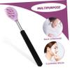 OHPHCALL Handheld Back Scratcher and Massager Tool for Instant Itch Relief Stainless Steel for Elderly and Hard Reach Areas Purple view 3