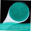 Baluue Baby Exfoliator Brush Bath Brush for Hair Scalp Massager Pp and Silicone Material Green view 3