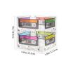WATIIFUFU 5pcs Retro Theme Party Favor Boxes Cassette Tape Design Candy Storage Containers for Music Birthday Decorations Small view 2