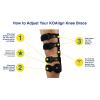 Hinged Knee Brace ROM Post Op Knee Immobilizer Adjustable with Side Leg Stabilizers, Orthopedic Hinged Knee Brace, Knee Fixation Brace, for Meniscus Tears and Sprains 502 view 4