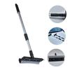 KICHOUSE Telescopic Dual-Sided Window Cleaning Squeegee for Efficient Glass Washing Stainless Steel Long Handle for Home and Easy Storage and Operation view 2