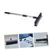 KICHOUSE Telescopic Dual-Sided Window Cleaning Squeegee for Efficient Glass Washing Stainless Steel Long Handle for Home and Easy Storage and Operation view 4