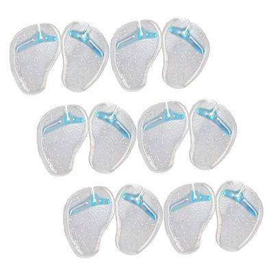 Flip-Flops Blue Gel Cushions Pad Toe Protectors 6 Pairs