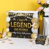 Retirement Gift Bags,The Legend Has Retired&Goodbye Tension Hello Pension with Wrapping Tissue Paper Card for Men Women Retirement,Coworker,Farewell Going Away Party Decorations Supplies Favors Gifts view 2