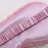 2 PCS Furry Eye Cover Plush Eye Mask Fuzzy Eye Covering Sleep Blindfold Cute Sleep Masks for Women Night Eyeshades Nap Masks view 3