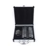 InnaMall 68Pcs Optometry Rim Case Kit, Aluminum Case Box Trial Frame with Metal Rim Ophthalmic Lenses Optical Trial Lens Set view 2
