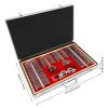 InnaMall 266Pcs Optometry Rim Case Kit, Aluminum Case Box Trial Frame with Metal Rim Ophthalmic Lenses Optical Trial Lens Set with Optometry Test Trial Frame and Cross Cylinders view 2