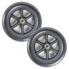 10 Inch Front Wheel of Wheelchair, 10x2 Front Wheel of Electric Wheelchair, PU Non-Inflatable Solid Tire, Front Wheel Assembly, Replaceable Wheelchair Accessories (2 Pack) view 1