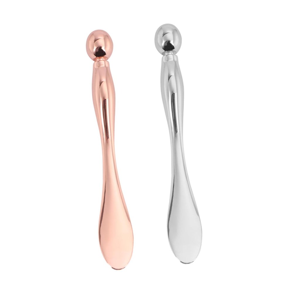 2pcs Zinc Alloy Eye Cream Spoon Tool for Puffiness Relief