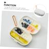 COOLHIYA Weekly Pill Organizer Airtight Medicine Dispenser Vitamin Portable Compact Sealed Case view 3