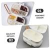 COOLHIYA Weekly Pill Organizer Airtight Medicine Dispenser Vitamin Portable Compact Sealed Case view 4