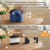 ANWOON Sound Machine & Night Light, Premium Metal Shell with 3inch Speaker Loud Stereo Sound, White Noise Machine &50+ Natural Sounds |Upgradeable System for Sleep, Focus, Relaxation Adults Kids Baby view 2