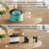 ANWOON Sound Machine & Aroma Diffuser Pro 4-in-1 Sleep System, Premium Metal Shell with Schumann Resonance &Night Light, White Noise &50+ Natural Sounds -for Sleep, Focus, Relaxation -Adults Kids Baby view 2