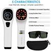 Cold Laser Light Therapy Device for Human & Pet, Red Light Therapy Device for Joint Muscle Relief with LED Display (4 x 808nm + 12 x 650nm). view 2
