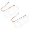 HAPINARY 2pcs Tongue Scraper for Adults Premium Copper Oral with Case for Bad Breath and Tongue Cleaning U-shape Design view 1