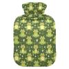 1 L Hot Water Bottle Frog Hot Water Bottle with Cover Soft Velvet Hot Water Bag for Pain Relief Small Hot Water Bottle for Kids Adult view 1