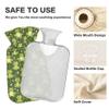 1 L Hot Water Bottle Frog Hot Water Bottle with Cover Soft Velvet Hot Water Bag for Pain Relief Small Hot Water Bottle for Kids Adult view 3
