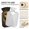 1 L Hot Water Bottle Glowing Love Hot Water Bottle with Cover Soft Velvet Hot Water Bag for Pain Relief Small Hot Water Bottle for Kids Adult view 3