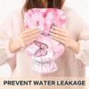 2 L Hot Water Bottle Butterfly and Cherry Blossoms Hot Water Bottle with Cover Soft Velvet Hot Water Bag for Pain Relief Hot Water Bottle for Winter Bed for Hands view 4