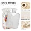 1 L Hot Water Bottle Dog and Flower Hot Water Bottle with Cover Soft Velvet Hot Water Bag for Pain Relief Small Hot Water Bottle for Kids Adult view 3