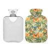 1 L Hot Water Bottle Butterfly Hot Water Bottle with Cover Soft Velvet Hot Water Bag for Pain Relief Small Hot Water Bottle for Kids Adult view 2