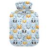 2 L Hot Water Bottle Dog Hot Water Bottle with Cover Soft Velvet Hot Water Bag for Pain Relief Hot Water Bottle for Winter Bed for Hands view 1