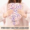 2 L Hot Water Bottle Leaves Hot Water Bottle with Cover Soft Velvet Hot Water Bag for Pain Relief Hot Water Bottle for Winter Bed for Hands view 4