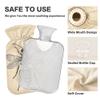 1 L Hot Water Bottle Vintage Bee Hot Water Bottle with Cover Soft Velvet Hot Water Bag for Pain Relief Small Hot Water Bottle for Kids Adult view 3