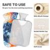 2 L Hot Water Bottle Wolves Two Faces Hot Water Bottle with Cover Soft Velvet Hot Water Bag for Pain Relief Hot Water Bottle for Winter Bed for Hands view 3