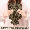 2 L Hot Water Bottle Animal Leopard Hot Water Bottle with Cover Soft Velvet Hot Water Bag for Pain Relief Hot Water Bottle for Winter Bed for Hands view 4