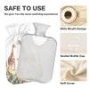 1 L Hot Water Bottle Giraffes Rose Hot Water Bottle with Cover Soft Velvet Hot Water Bag for Pain Relief Small Hot Water Bottle for Kids Adult view 3