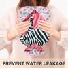 1 L Hot Water Bottle Pink Heart Hot Water Bottle with Cover Soft Velvet Hot Water Bag for Pain Relief Small Hot Water Bottle for Kids Adult view 4