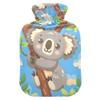 1 L Hot Water Bottle Koala Hot Water Bottle with Cover Soft Velvet Hot Water Bag for Pain Relief Small Hot Water Bottle for Kids Adult view 1