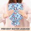 1 L Hot Water Bottle Christmas Penguin Hot Water Bottle with Cover Soft Velvet Hot Water Bag for Pain Relief Small Hot Water Bottle for Kids Adult view 4