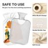 1 L Hot Water Bottle Bear Cute Hot Water Bottle with Cover Soft Velvet Hot Water Bag for Pain Relief Small Hot Water Bottle for Kids Adult view 3