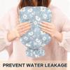 1 L Hot Water Bottle Daisy Hot Water Bottle with Cover Soft Velvet Hot Water Bag for Pain Relief Small Hot Water Bottle for Kids Adult view 4