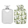 1 L Hot Water Bottle Crocodile and Book Hot Water Bottle with Cover Soft Velvet Hot Water Bag for Pain Relief Small Hot Water Bottle for Kids Adult view 2