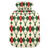 1 L Hot Water Bottle Deers Hot Water Bottle with Cover Soft Velvet Hot Water Bag for Pain Relief Small Hot Water Bottle for Kids Adult view 1