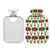 1 L Hot Water Bottle Deers Hot Water Bottle with Cover Soft Velvet Hot Water Bag for Pain Relief Small Hot Water Bottle for Kids Adult view 2