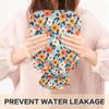 1 L Hot Water Bottle Flower Multiple Yellow Hot Water Bottle with Cover Soft Velvet Hot Water Bag for Pain Relief Small Hot Water Bottle for Kids Adult view 4
