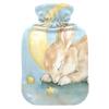 1 L Hot Water Bottle Rabbit Sleeping Moon Hot Water Bottle with Cover Soft Velvet Hot Water Bag for Pain Relief Small Hot Water Bottle for Kids Adult view 1