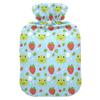 1 L Hot Water Bottle Cute Frog Hot Water Bottle with Cover Soft Velvet Hot Water Bag for Pain Relief Small Hot Water Bottle for Kids Adult view 1